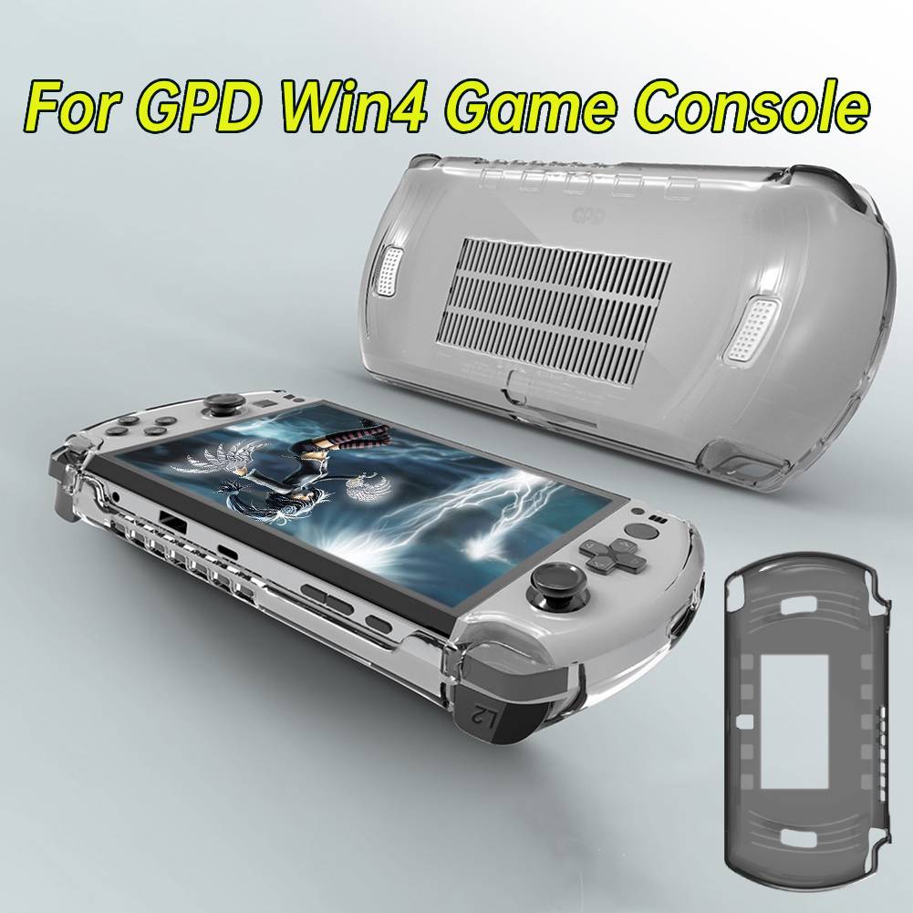 For GPD Win4 Game Console Protective Case TPU Soft Skin Cover Case Shockproof TPU Skin Sleeve for Win 4 Game Console Accessories