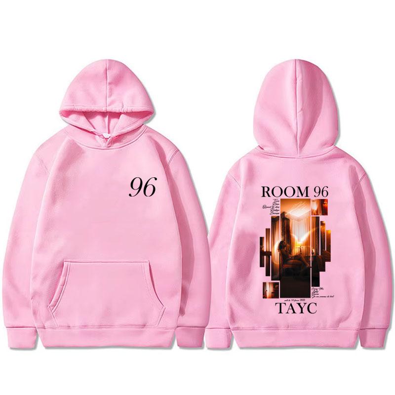 Rapper Tayc ROOM 96 Album Graphic Hoodie Men's Hip Hop Fashion Pop Music Sweatshirt Male Casual Vintage Fleece Cotton Hoodies