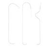 5Pieces Big Eye Curved Beading Needle Stainless Steel Bead Spinner Needle for Beaing Jewelry Making Art Craft Project