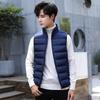 Men's Stand-up Collar Zipper Vest Jacket - Down Cotton, Plus Size, 2019.