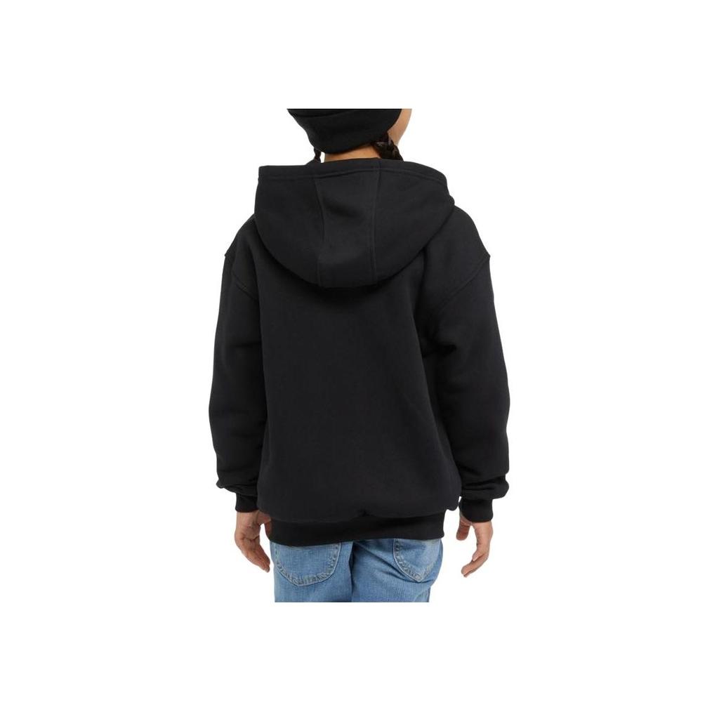 Nike Kids Sportswear Club Fleece Logo Embroidered Hoodie Kids Hoodies Black FD2931-010