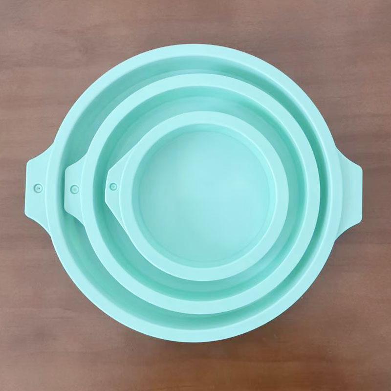 

4, 6, 8-дюймовая высокотемпературная силиконовая форма-радуга для слоеных шифоновых и муссовых тортов