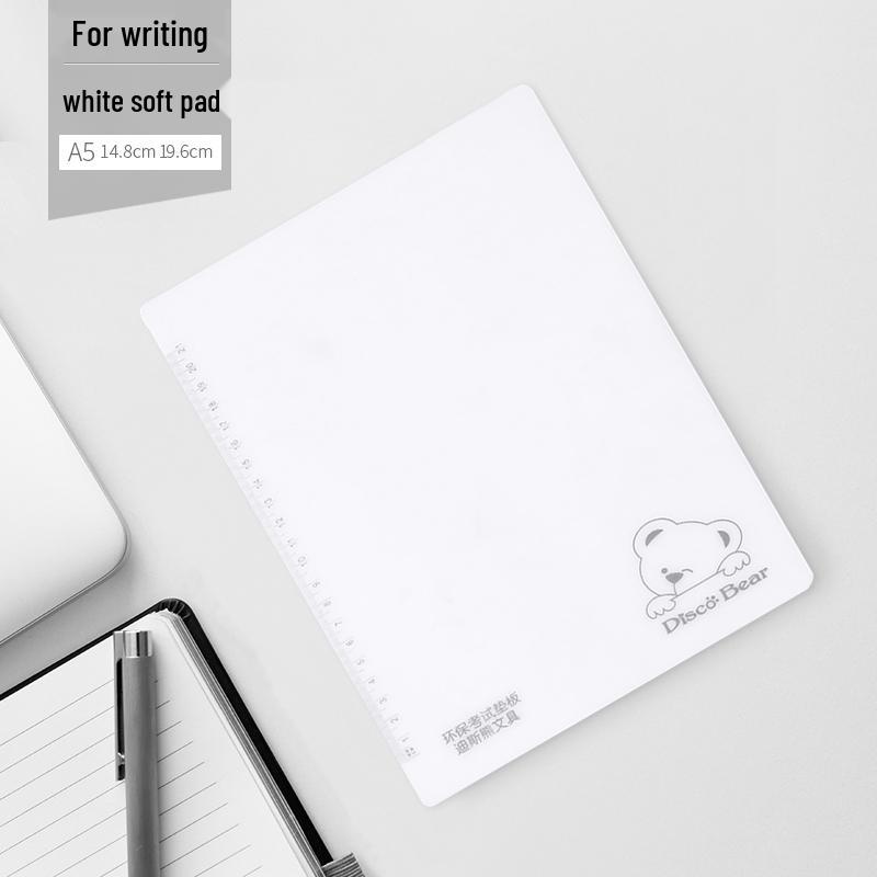 Colorful Soft Silicone Writing Pad for A4 & A3 - Ideal for Students and Exams