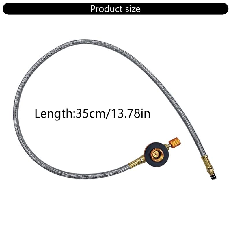 Gas Refill Fuels Valves Connector Extension Hose Outdoor Gas Stove Pipe Flexible Furnaces Switches Gas Stove Adapter