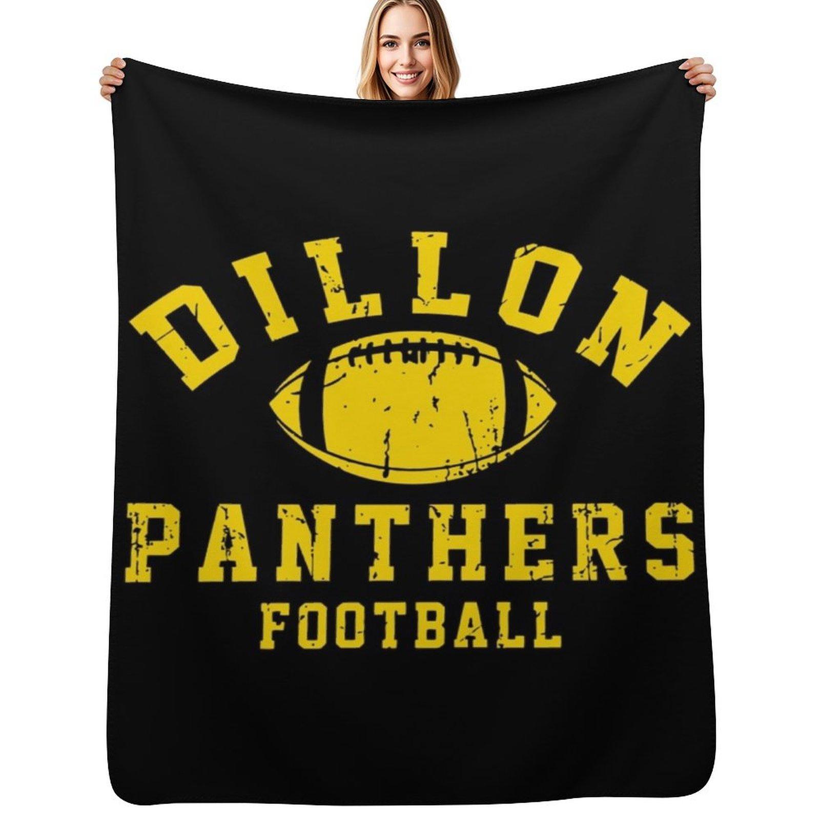 Dillon Panthers Football Friday Night Lights FNL Throw Blanket Spring Fall Cozy Throw Blanket for Couch Size: 75*100cm, Weight: 230 GSM