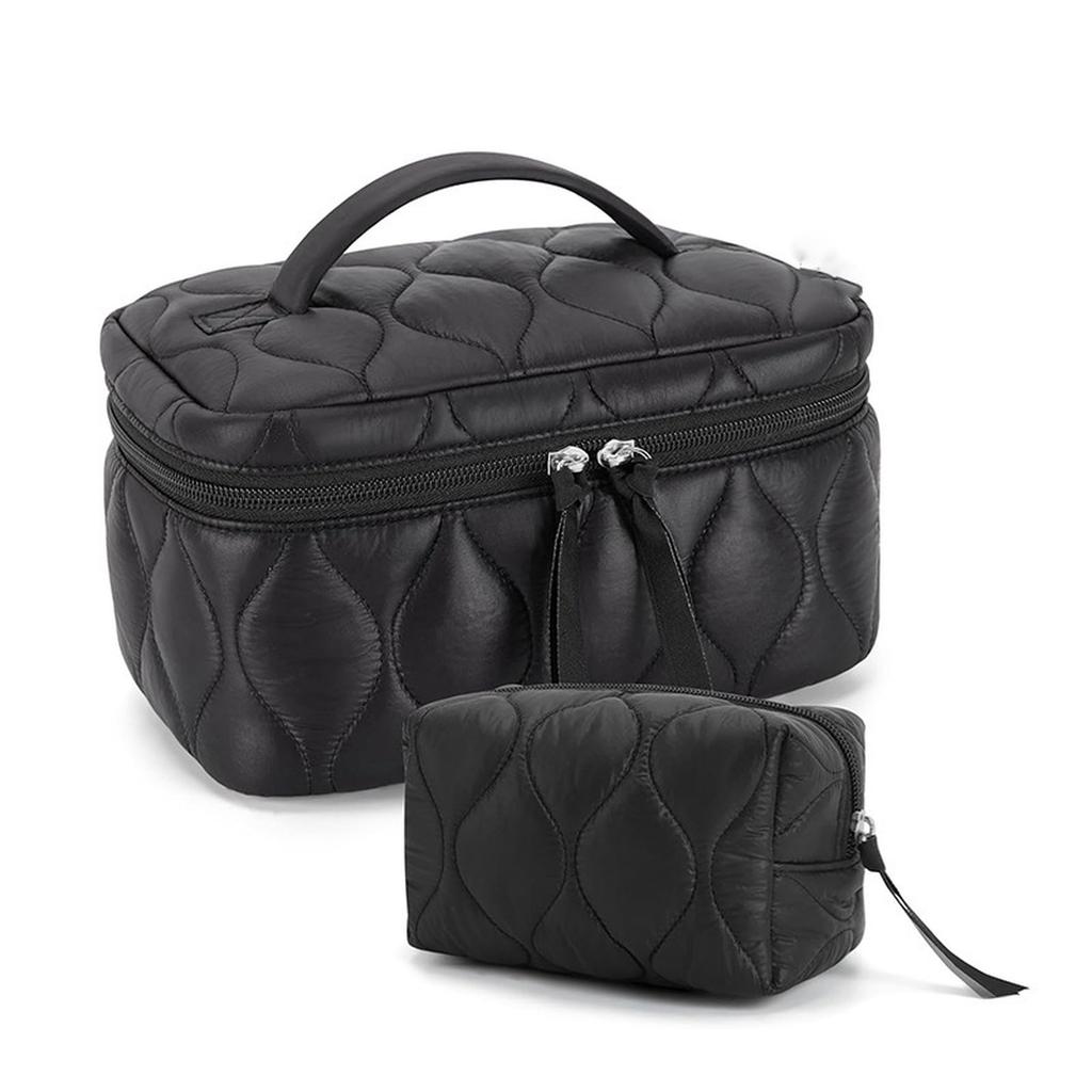 BAGSMART Ladies Portable Cosmetic Bag Large-capacity Travel Washing Bag  Makeup Storage Bag High Appearance Index