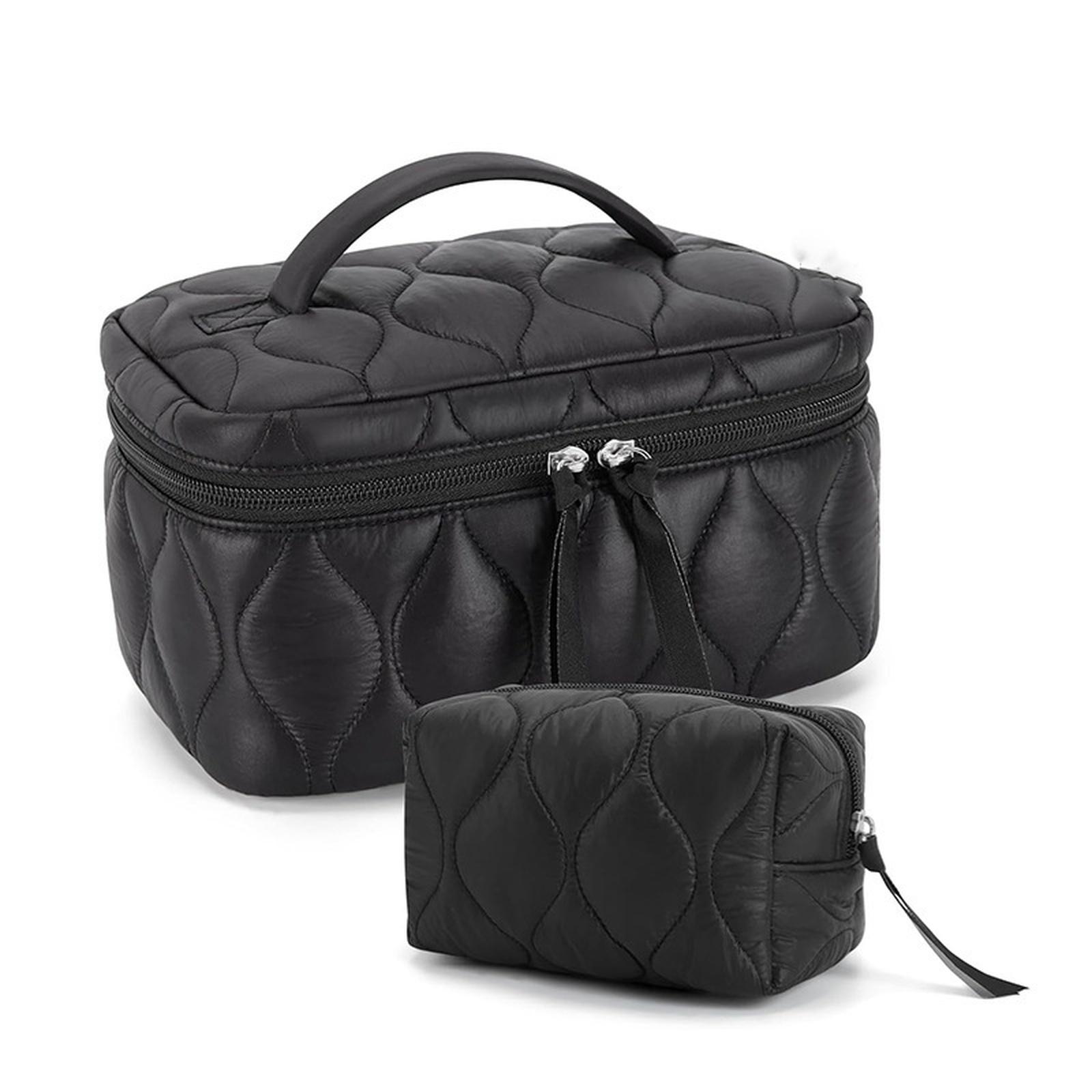 

BAGSMART Жіноча портативна косметичка великої місткості для подорожей, сумка для миття, сумка для зберігання макіяжу, високий індекс зовнішнього вигляду One Size