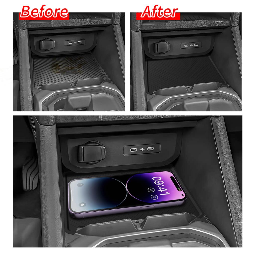 For Renault Dacia Duster 2025 2026 Car Anti Dirt Pad Mobile Wireless Charging Anti-Slip Mats Interior Accessiories
