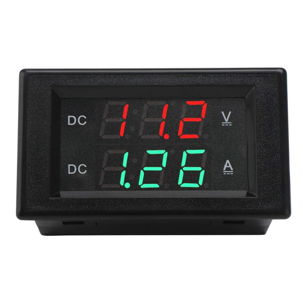 DROK DC 4.5-100V Digital Voltmeter Ammeter Multimeter Panel, DC Amp Meter Voltage Meter, Current Meter 0-50A Volt Tester, LED Display Voltage Gauge