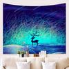 Mysterious Landscape Style Painting Wall Hanging Cloth Rectangle Tapestry Colorful Multipurpose Decoration Blanket 150 X 100 Cm