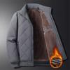 Men's Winter Lightweight Bomber Quilted Jackets Casual Windbreakers Thicken Full Zip Up Windproof Work Coats for Men Warm Fleece Lined Parka Jacket
