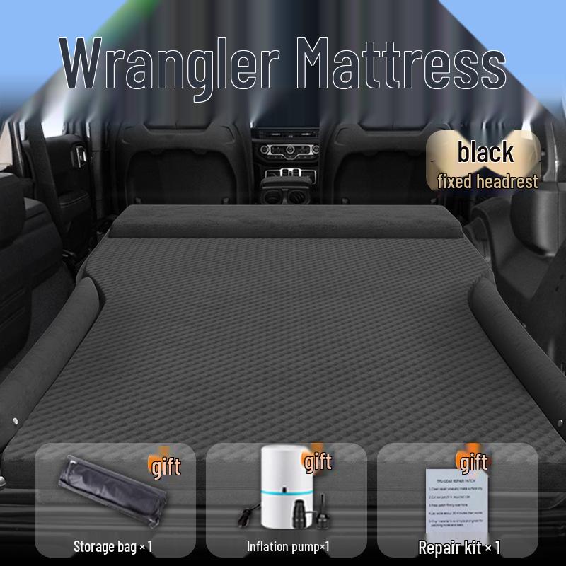 Nadmuchiwany materac samochodowy do Jeepa Wranglera: Nadmuchiwany materac do spania do bagażnika i na tylne siedzenie