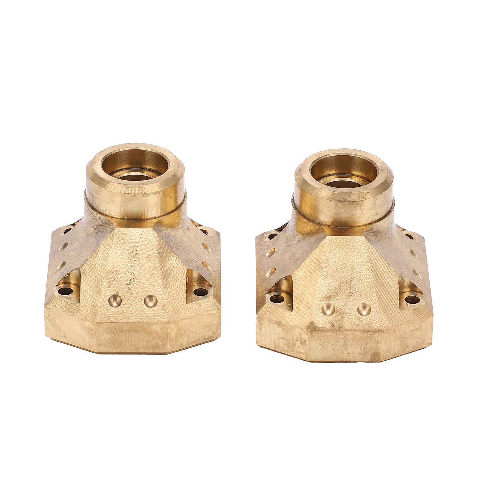 

2Pcs Brass Front Rear Axle Bridge Cover for 110 RC Car Only for Axial Capra Original Bridge