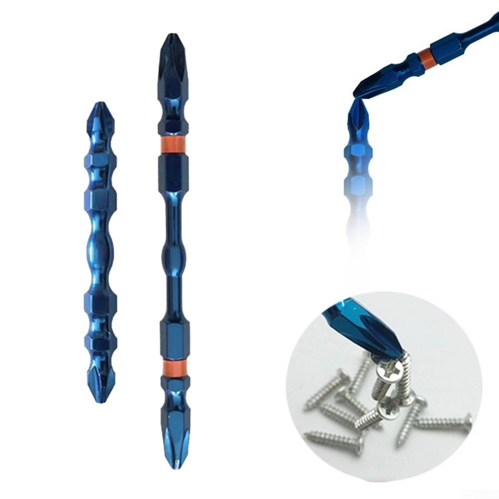 Schraubendreher-Bit magnetisch PH 2 1/2 Stück legierter Stahl blau