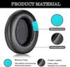 1 Pair Replacement Ear Pads for Sony WH-XB910N XB910N Headphones, Protein Leather, Memory Foam Pads with Mesh