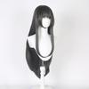 Anime Homura Akemi Wig for Cosplay Costume Wig Halloween Synthetic Long Dark Grey Straight Wigs Hair Anime Party Wigs