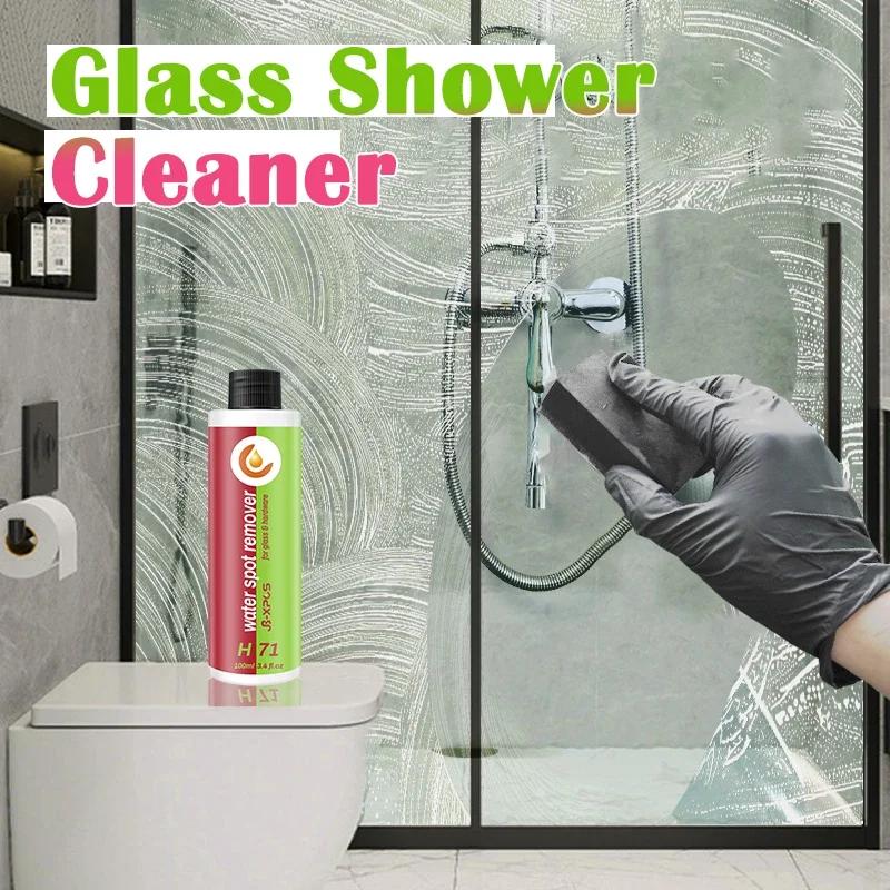 Water Spot Remover Bathroom Glass Cleaner Mineral Deposit Cleaner Stainless Steel Soap Shower Doors Bathtub Sink Mirror Cleaner