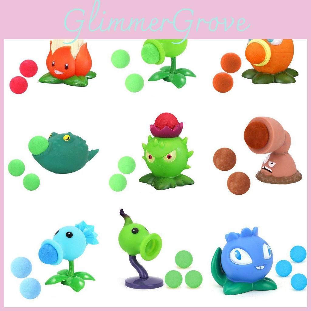 Plants Vs Zombies Pea Shooter Shooting Toy High-quality Interactive Plant Shooter For Kids