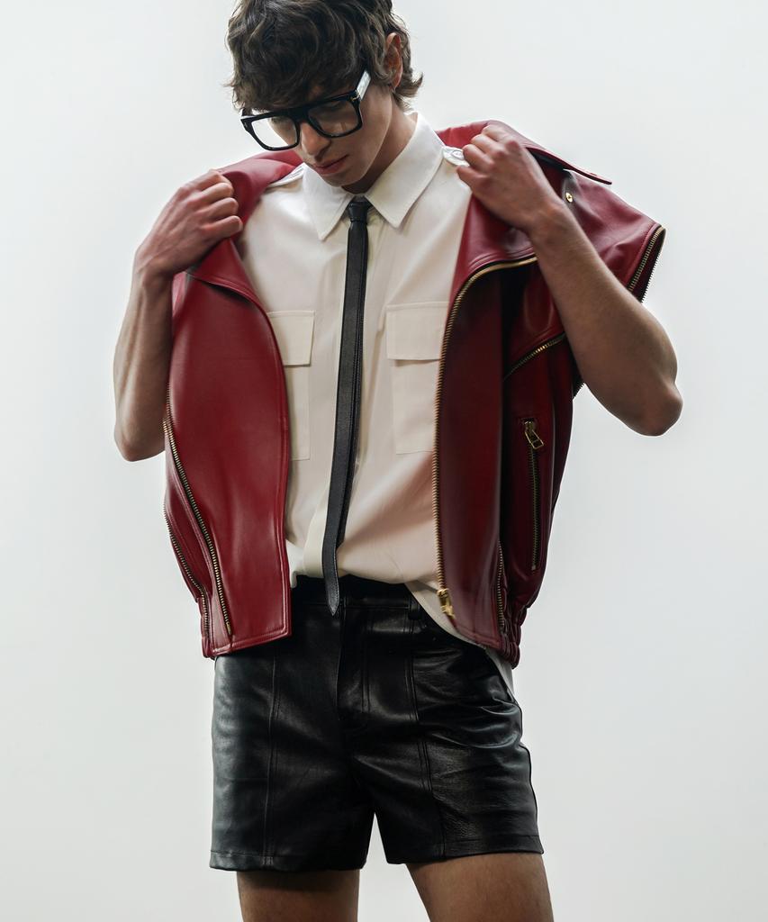 UNTAGE Leather Shorts_Uth-Fp35