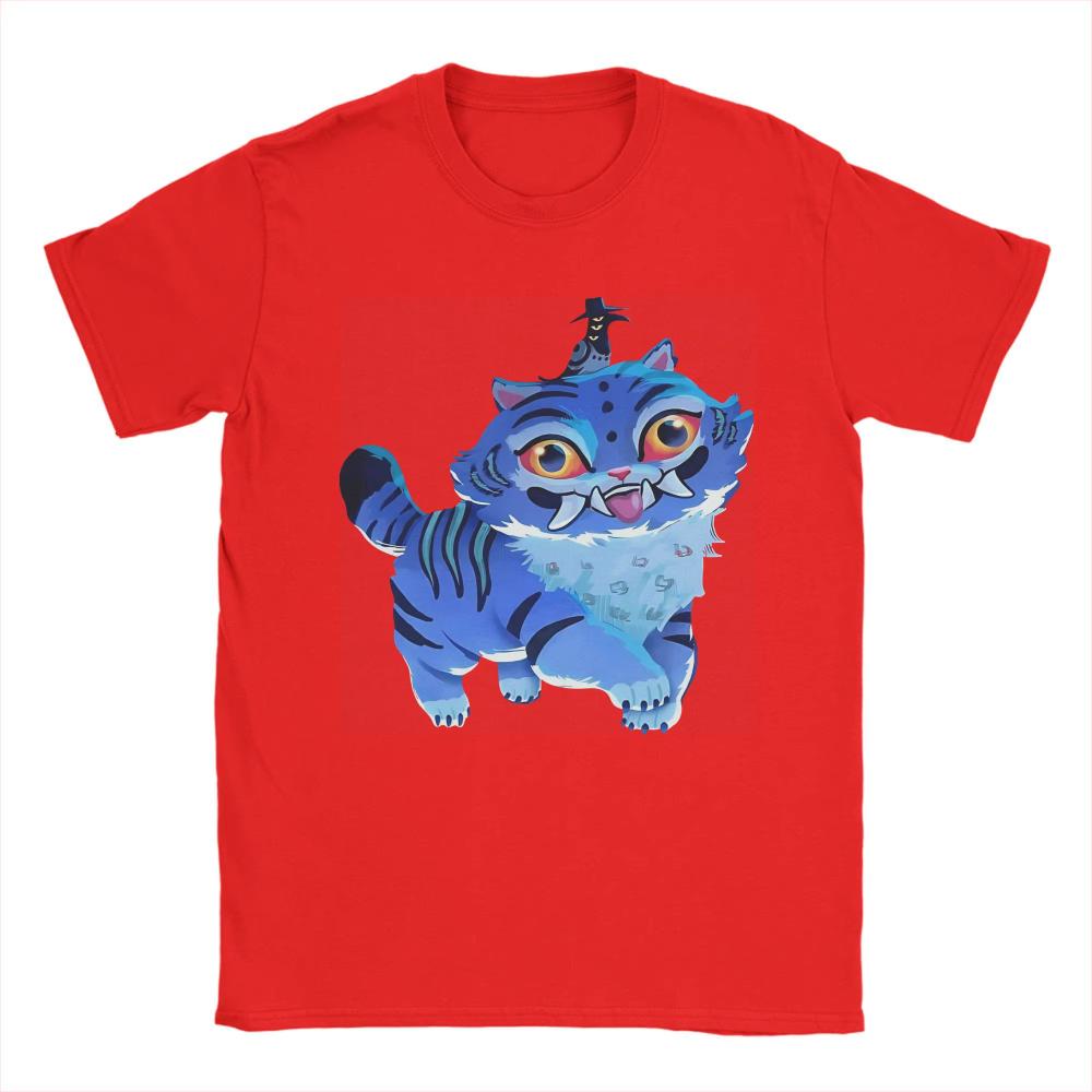 Cute Demon Cat K Pop Demon Hunter Cotton T-Shirt Men Summer Y2K Casual T Shirts Crew Neck Trending Women Oversized Print Clothes