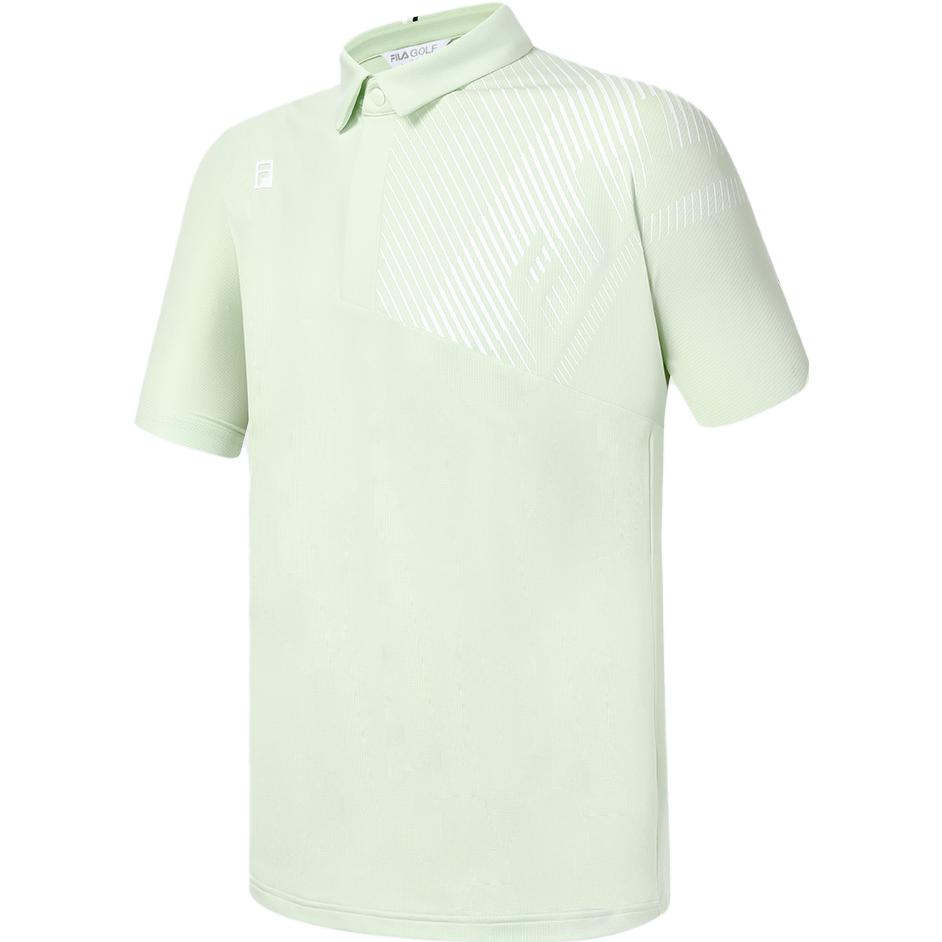 

Fila Вязаная футболка-поло с коротким рукавом 2023 Осень Новинка Гольф Спорт Быстросохнущий Топ Мужские топы Полынный-зеленый A11M335105F-LG XXL