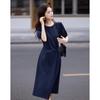 Demana Elegant Asymmetric Short Sleeve Dress