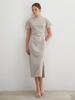 Mommet Etwa Pintuck Dress Sand Beige