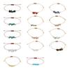 Gemstone Bracelet Women Men Adjustable Braided Crystal Bracelet Boho String