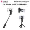 Ulanzi JJ03 Magnetic Phone Tripod Wireless Handle Selfie Stick Desktop Foot  Suitable iPhone 16/15/14/13 Pro Max