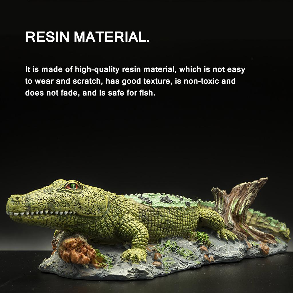 Fish Tank Decoration Ornaments Fish Tank Landscaping Pneumatic Crocodile Decoration Ornaments Aquarium Fish Tank Landscaping