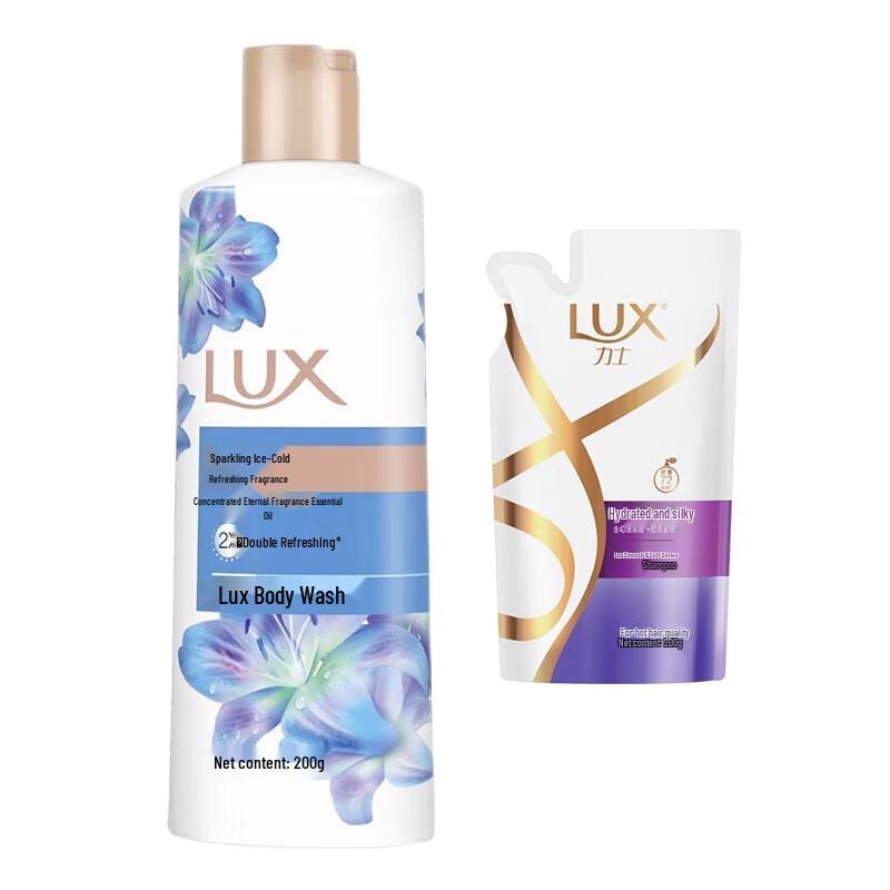 LUX Long-lasting Fragrance Shower Gel & Shampoo Set