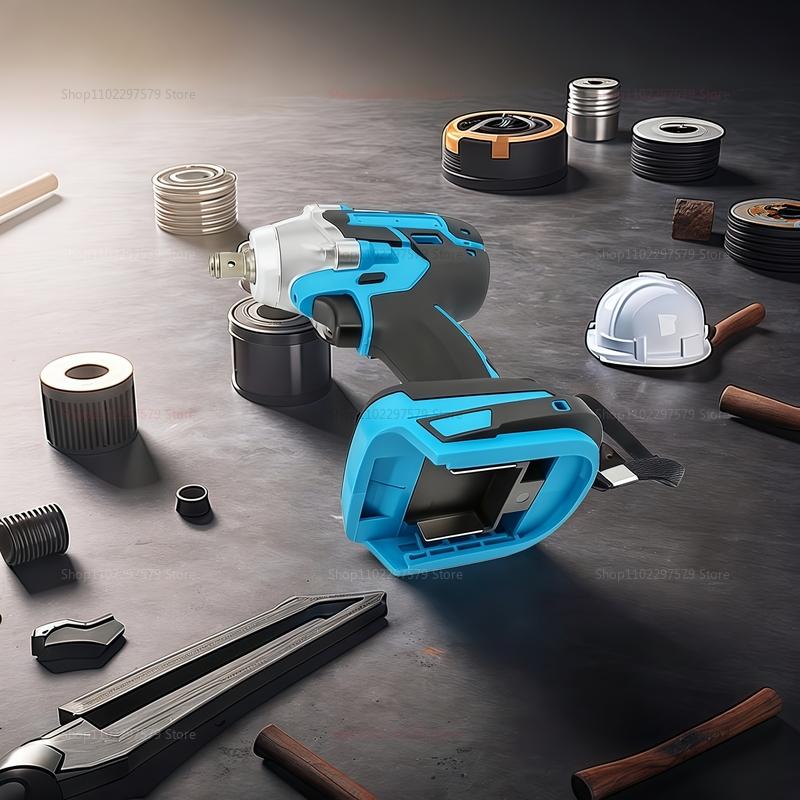 Wireless Cordless Electric Impact Wrench European Standard Brushless Hand Tool No Battery Heavy Duty Garage Workshop