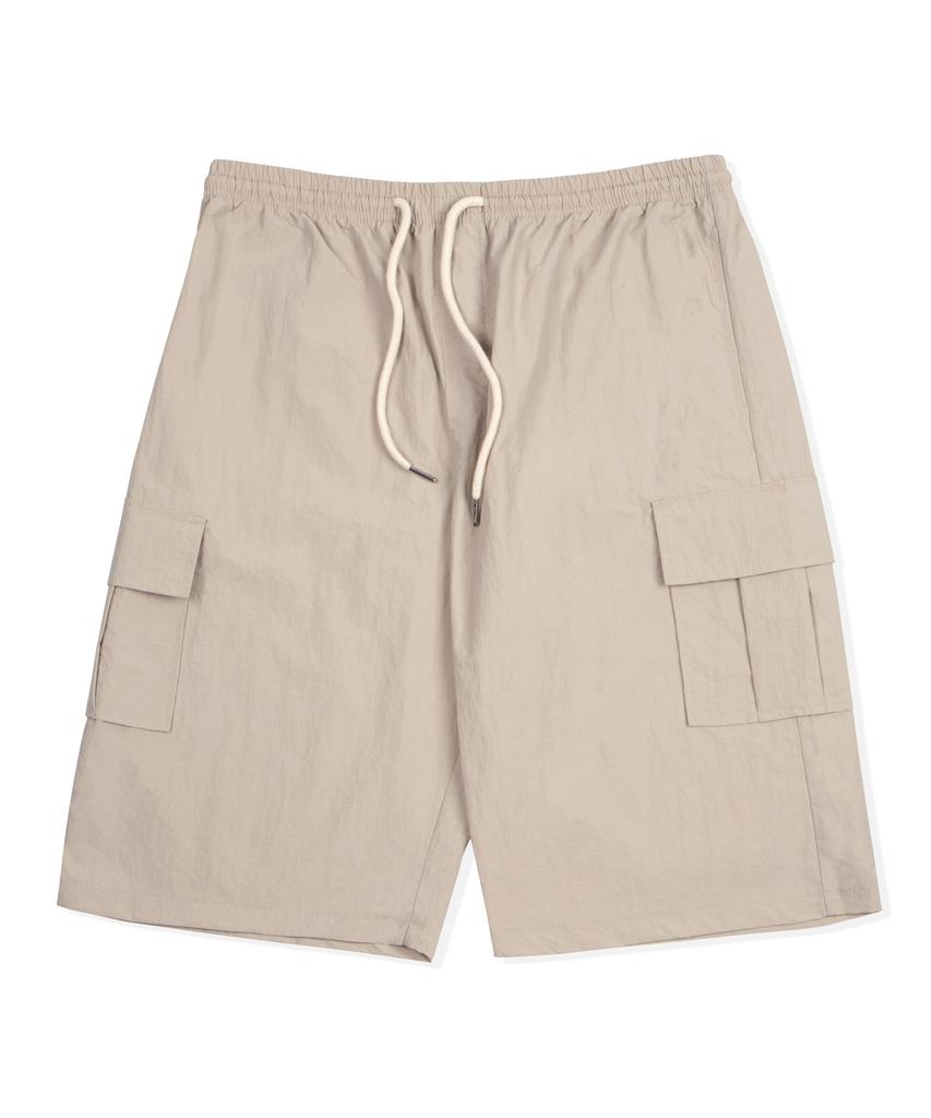 GRAYBLVD Mark Wide Cargo Nylon Half Pants Gjbhp34 (3 Colors)