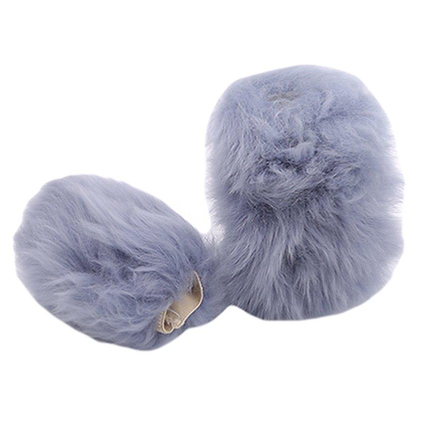 Anti-slip Woolen Covers Steering Wheel Cover 3Pcs Car-styling Winter Plush For Women Wool