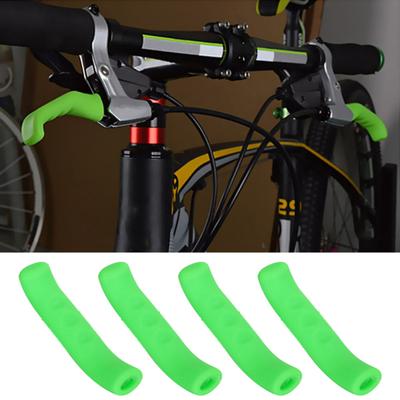2 Pairs Bicycle Brake Levers Sleeves Simple Installation Universal Anti-Slip Brake Handle Protection Covers Accessories