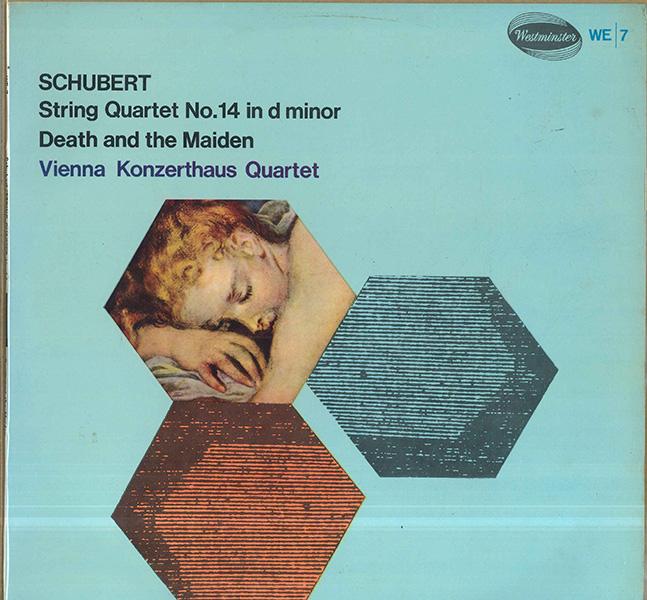 10inch Record SCHUBERT VIENNA KONZERTHAUS QUARTE String Quartet No. 14 In D Minor De WE7 WESTMINSTER Japan Classical Used