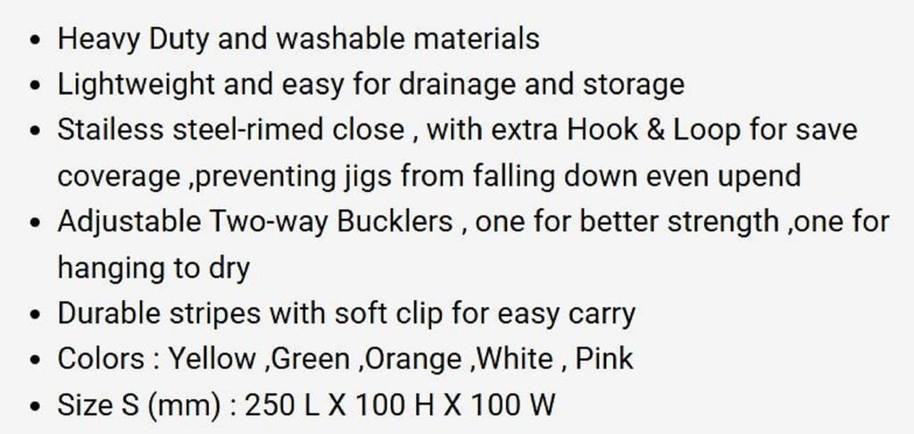 Maxel Jig Bag Carry Size S Orange (0043)