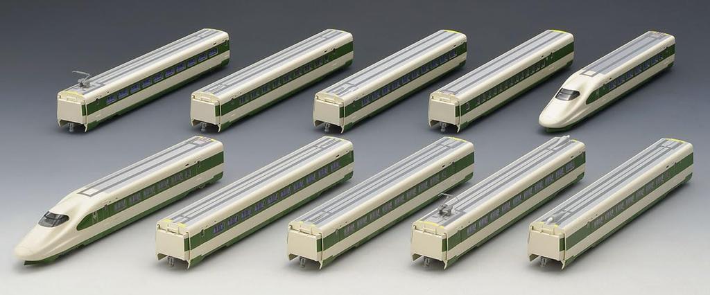TOMIX N Gauge Speciální produkt JR E2 Řada 1000 Shinkansen Formace J66 Řada 200 Barva 97954 Železniční model Instalace elektrického podvozku Pomocný vlak