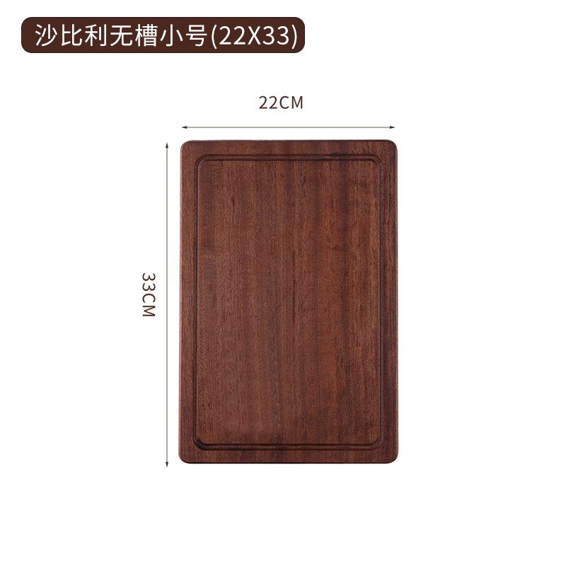 Ebony Wood Cutting Board,Kitchen Chopping Board,22mm Thick Cutting Board For Steak Fruit Vegetable Kitchen Accessories
