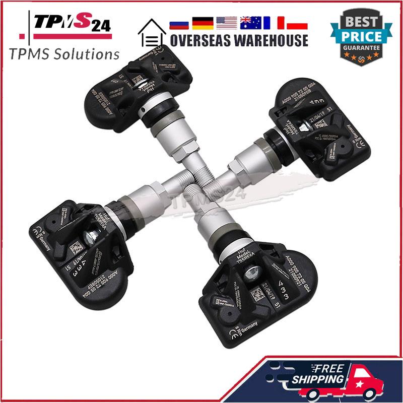 4Pcs TPMS Tire Pressure Sensor A0009057205 For 2019-2020 Mercedes Benz Sprinter 1500 2500 433Mhz