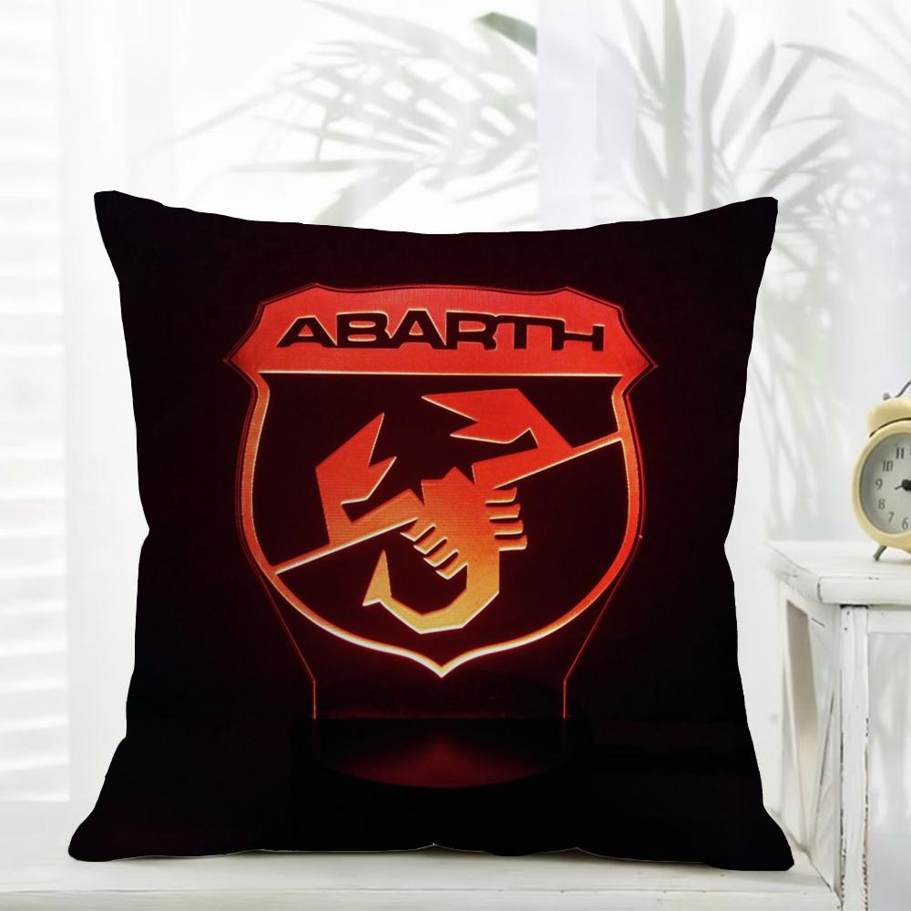 AAbarth Scorpion Cushion Cover Daily Washable Linen Pillowcase Soft  for Sofa Bed Home Room Decor