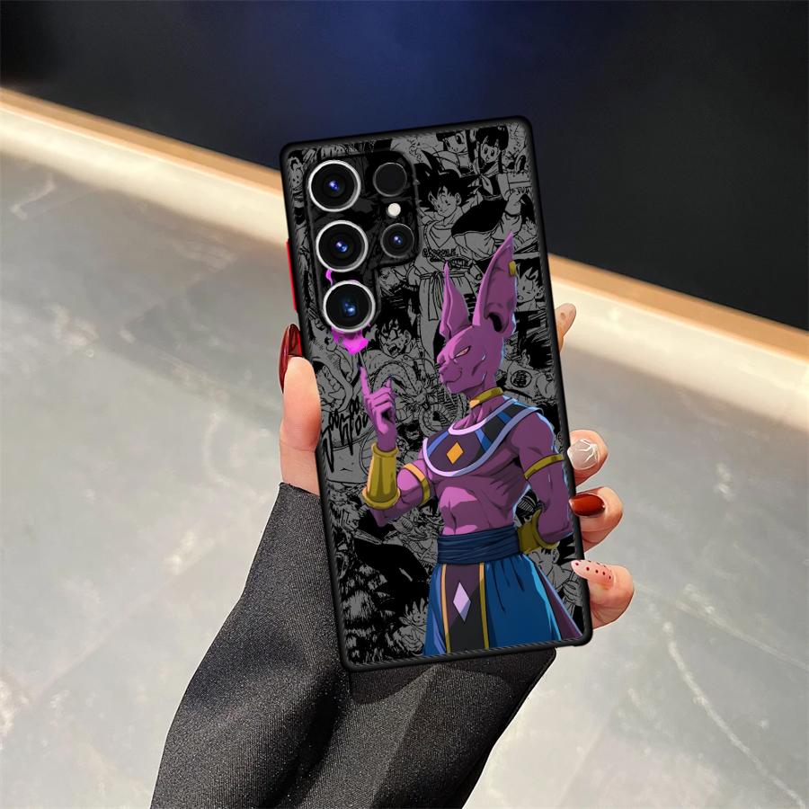 

Чехол Dargon Ball Beerus Majin Buu для Samsung Galaxy S10 S25 Edge S20 S23 Ultra S21 S9 S22 Plus S24 FE Задняя крышка телефона Galaxy S22 5G