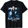 Avril Lavigne Pattern T-shirt Men's and Women's 180g Pure Cotton Round Neck Short Sleeve Unique Art Print Casual Music