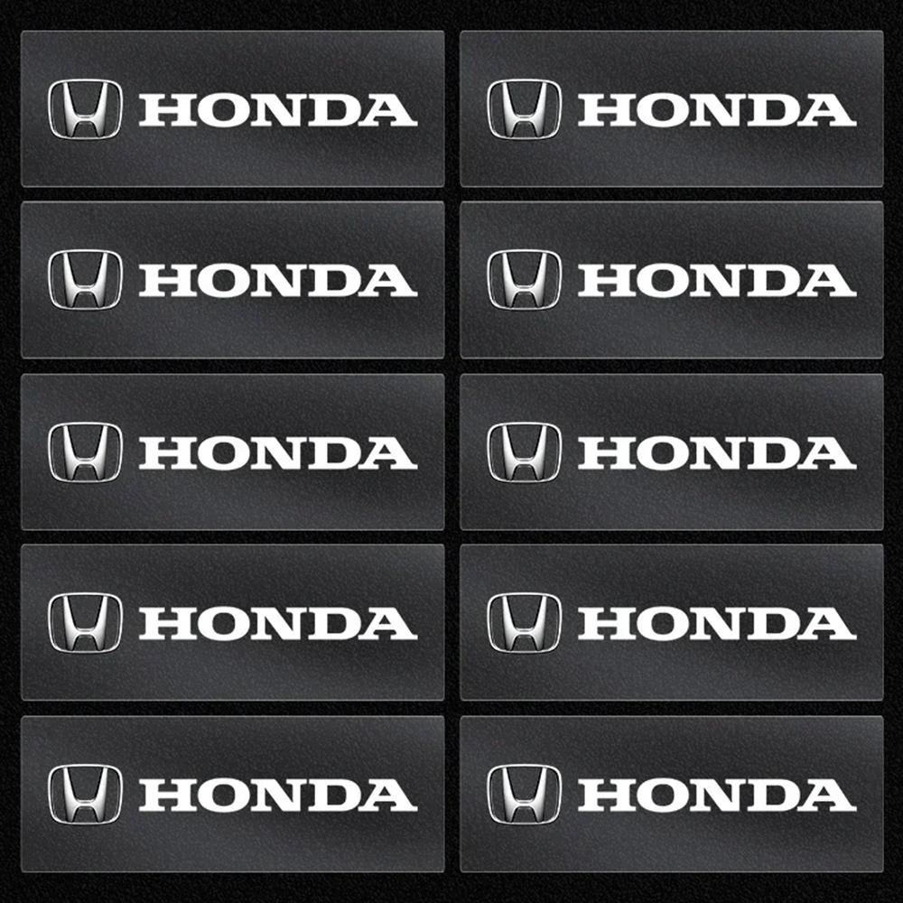 1/2/5/10pcs Car Interior Dekoration Stickers Badges Auto Styling for Honda B/D/H Series Pilot Civic FIT Accord CRX CRV Etc.