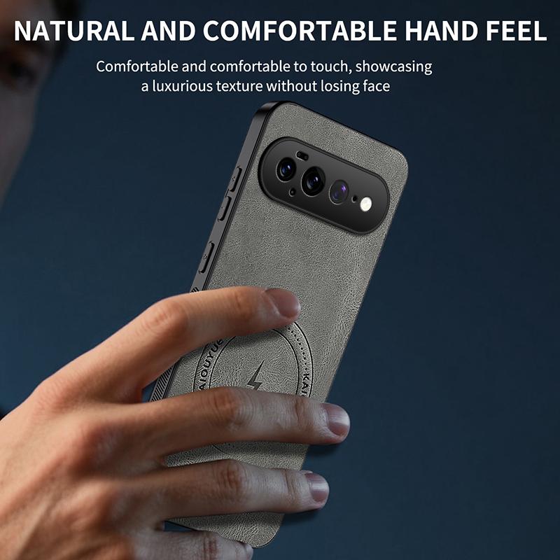 Shockproof Leather Magnetic Wireless Charging Phone Case for Google Pixel 11 10 9 Pro XL 9A 8A 7A for MagSafe Protective Cover
