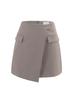 Non Search Asymmetrical Short Skirt / Beige