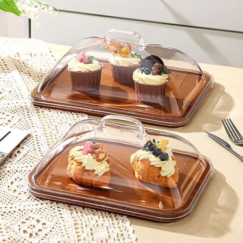 

Nordic Wooden Buffet Display Tray with Lid