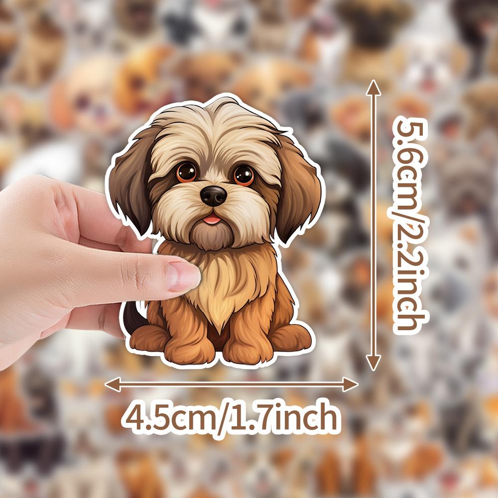 10100Pcs Cute Puppy Dogs Stickers Dog Kawaii Pet Cartoon Animals Gift Waterproof Stickers For Diy Laptop Phone Decoration