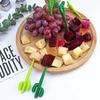 6 Pcs Mini Cactus Food Pick Kid Food Fruit Fork Bento Box Decor Reusable