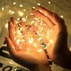 LED Solar String Lights Outdoor, Waterproof Solar Fairy Lights Copper Wire Solar Twinkle Lights for Tree Garden Party Wedding